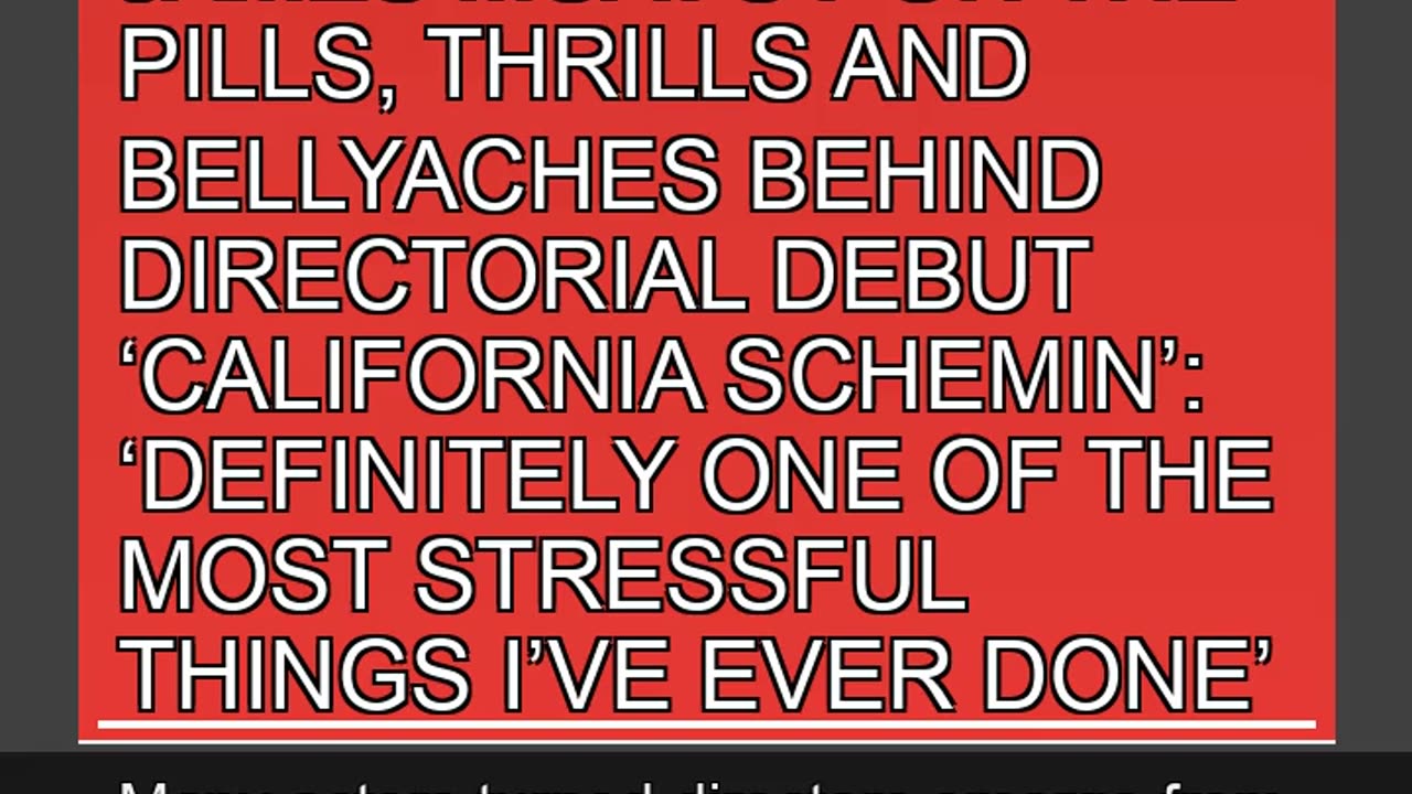 James Mcavoy on the Pills Thrills and Bellyaches