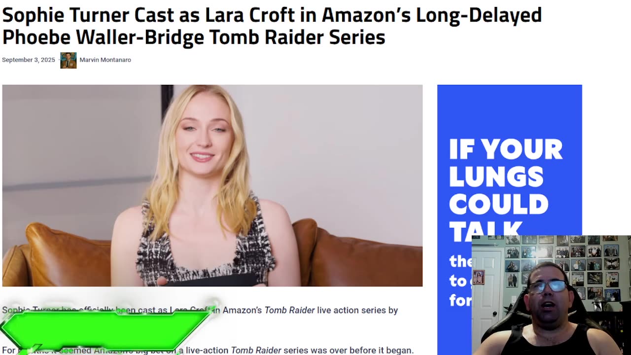 Tomb Raider Has Been Greenlit With Sophie Turner Casted As Lara Croft