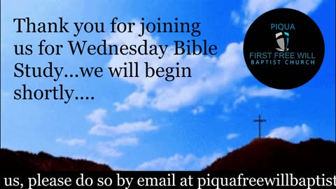 Wednesday Night Bible Study for September 24, 2025.