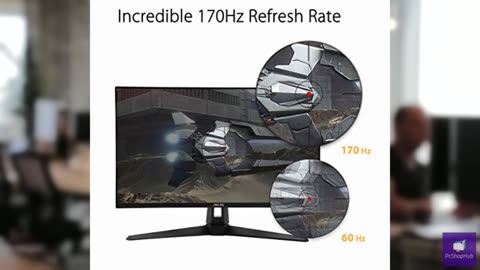 ASUS TUF Gaming 27" 2K HDR Monitor (VG27AQ1A) - QHD (2560 x 1440), IPS, 170Hz (S