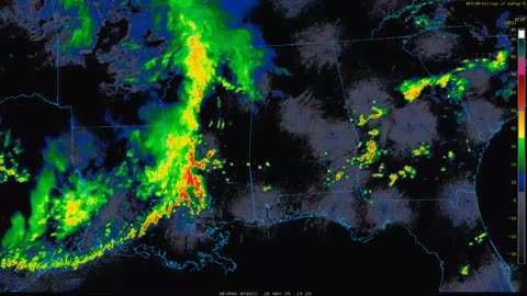 NEXRAD Doppler Each Frame Is 10 Minute Increments