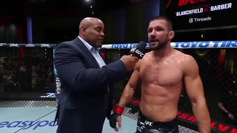 Mateusz Gamrot Octagon Interview | UFC Vegas 107 – Dominant Win Over Ludovit Klein