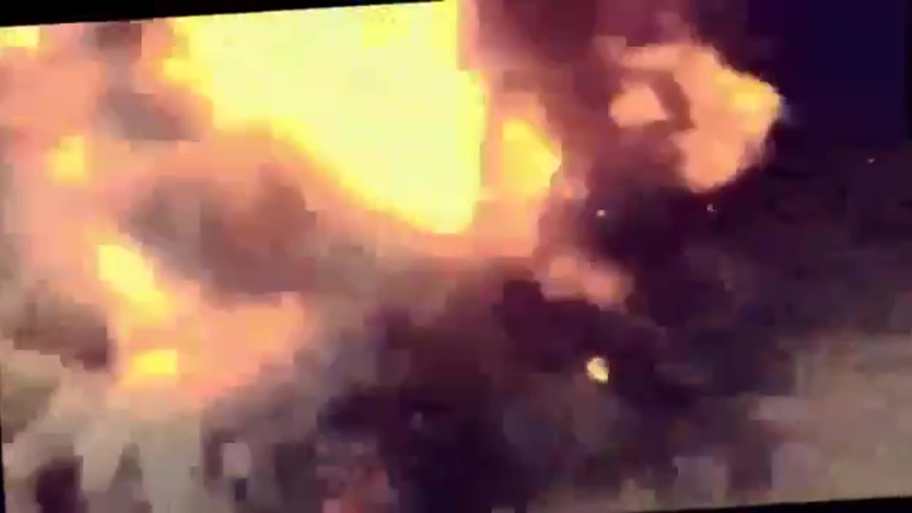 Russian Grad Launcher Explodes Near Pokrovsk