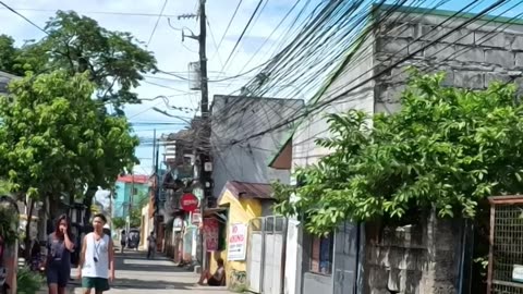 Inang Wika Street in Malolos, Bulacan in the Philippines