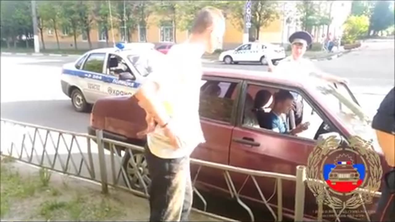 A serious chase unfolded in Tver: a drunk driver was running away from several traffic police crews