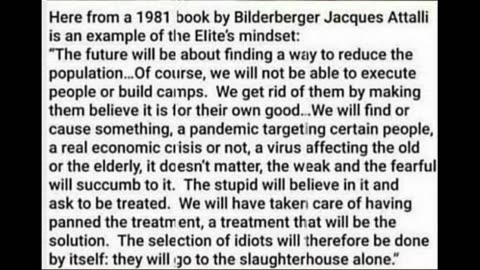 The future will be about finding a way to reduce the population