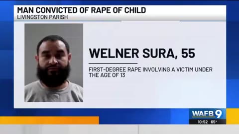 An Illegal Alien from El Salvador has been convicted of first-degree rape of child