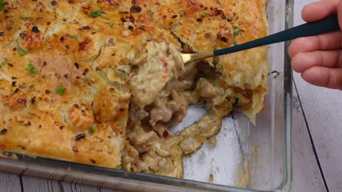 Recipes of the world - Chicken & Mushroom Pie Ramadan Special Recipe By Recipes Of The World