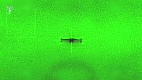 The IDF releases footage showing some of the interceptions.