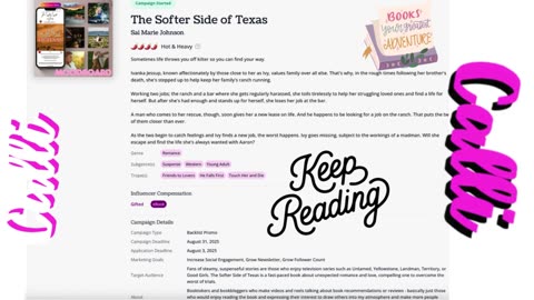 Calli: for authors, readers and influencers!