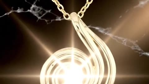 ROUND CUT DIAMOND SWIRL PENDANT ON NECKLACE