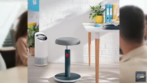 Leitz Ergo Active Sit Stand 2 in 1 Stool, Adjustable Ergonomic Wobble Chair, Str