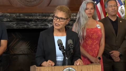 Mayor Karen Bass Is Very Upset JD Vance Called Sen Alex Padilla Jose