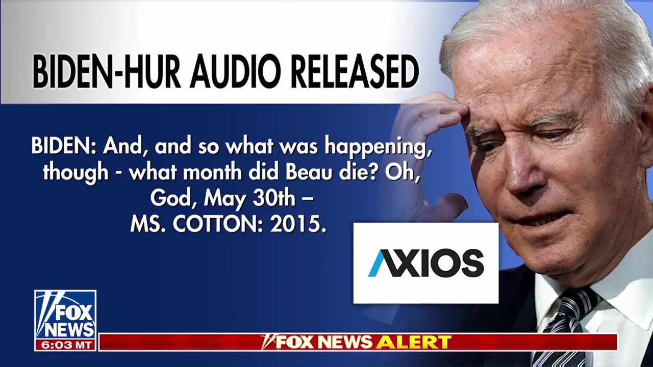 Biden Hur Audio Released, and It's Worse Than We Thought