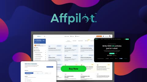 Affpilot AI Lifetime Deal – Bulk Generate & Monetize SEO Content