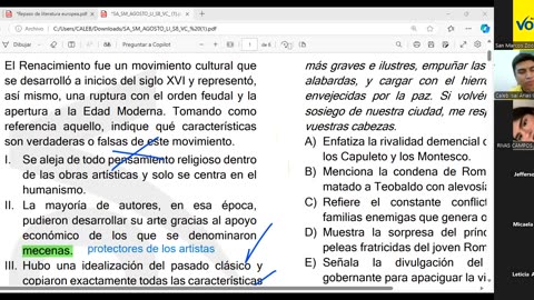 VONEX SEMIANUAL 2025 | Semana 08 | Literatura