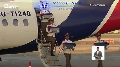 Τα λείψανα 32 Κουβανών στρατιωτικών επιστρέφουν στην Αβάνα