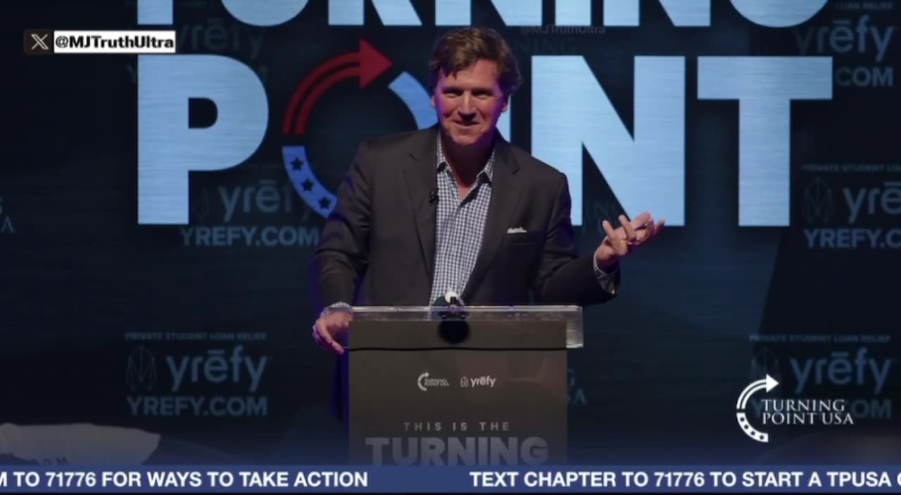 Tucker V Student on his Text Message he Hated Donald Trump