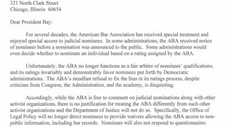 Revealed: DOJ's Bold Move Against ABA Bias