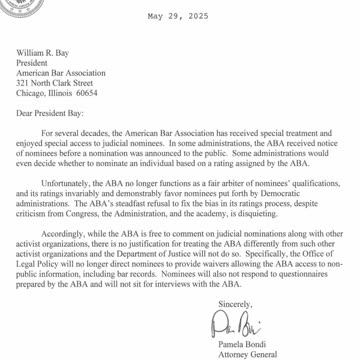 Revealed: DOJ's Bold Move Against ABA Bias