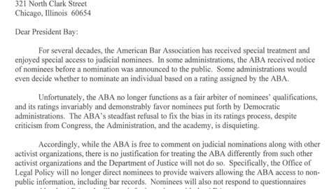 Revealed: DOJ's Bold Move Against ABA Bias