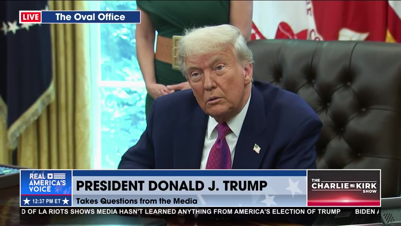 TRUMP CONDEMNS VIOLENCE