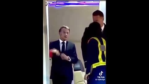 Macron slapped by his husband..lol ..IDIOT! ..