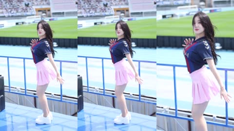 Kick Drum & Bass Edit 🎧🔥 Kim Hyunyoung Cheerleader | Suwon FC Fancam Shorts (Karina Vibes!) [4K]