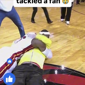 LeBron James Viral Moment: Hug With Fan On Court Live