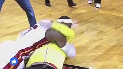 LeBron James Viral Moment: Hug With Fan On Court Live