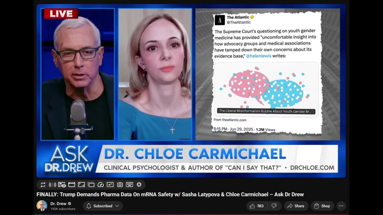 Dr. Carmichael's Interest In Free Speech For Good Mental Health