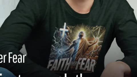 ✝️FAITH OVER FEAR isn’t just a saying—it’s a stance. 💪 When fear knocks, faith answers.