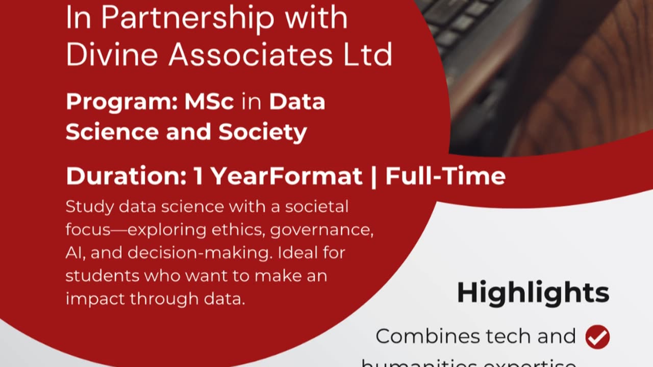 Empower Your Future with Data at Tilburg University – Apply Through Divine Associates Ltd
