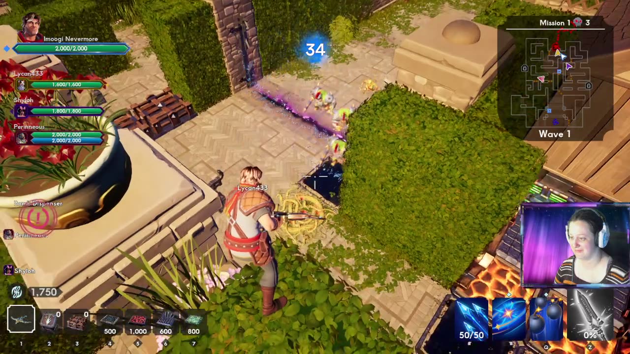 Farming some skulls with fwiends for fun :3 - Orcs Must Die! Deathtrap