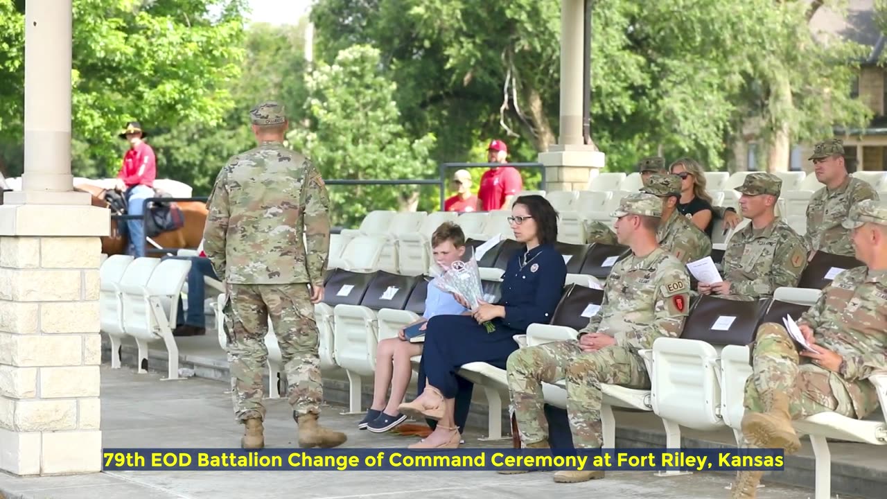 79th EOD Battalion Change of Command Ceremony at Fort Riley, Kansas
