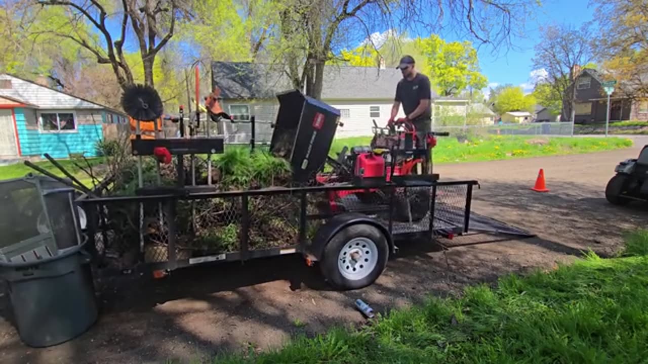 I Felt Like An ARCHEOLOGIST Digging Up This BURIED Sidewalk (Neighbors SHOCKED)_part8