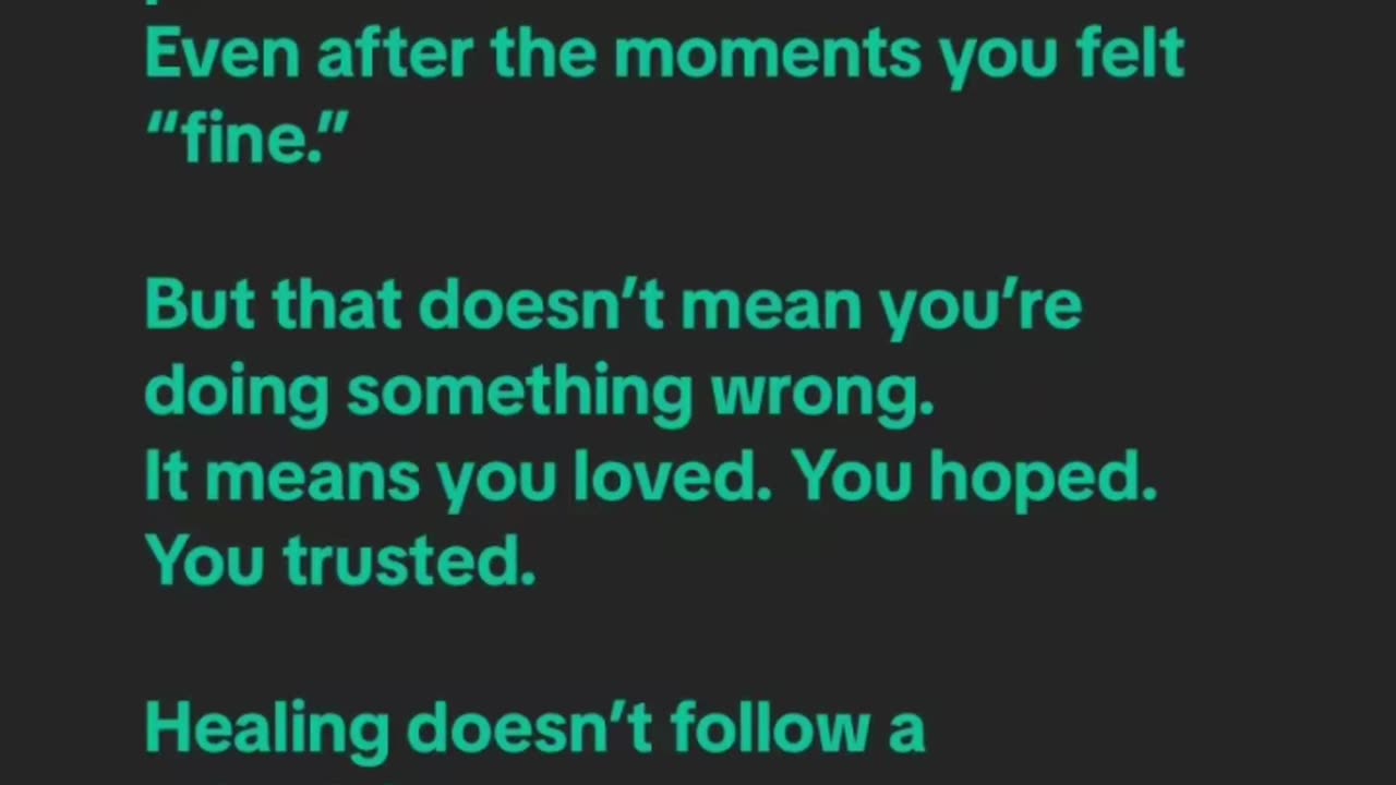 It Still Hurts! And That’s Okay