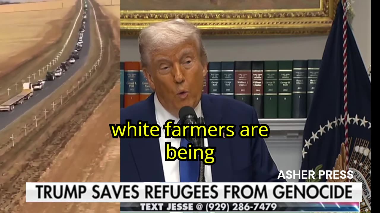 RACIST MEDIA: "TRUMP IS LYING ABOUT THE GENOCIDE OF WHITE SOUTH AFRICAN FARMERS"