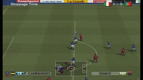 (Winning Eleven 08) Italy v Portugal Euro Cup SemiFinal