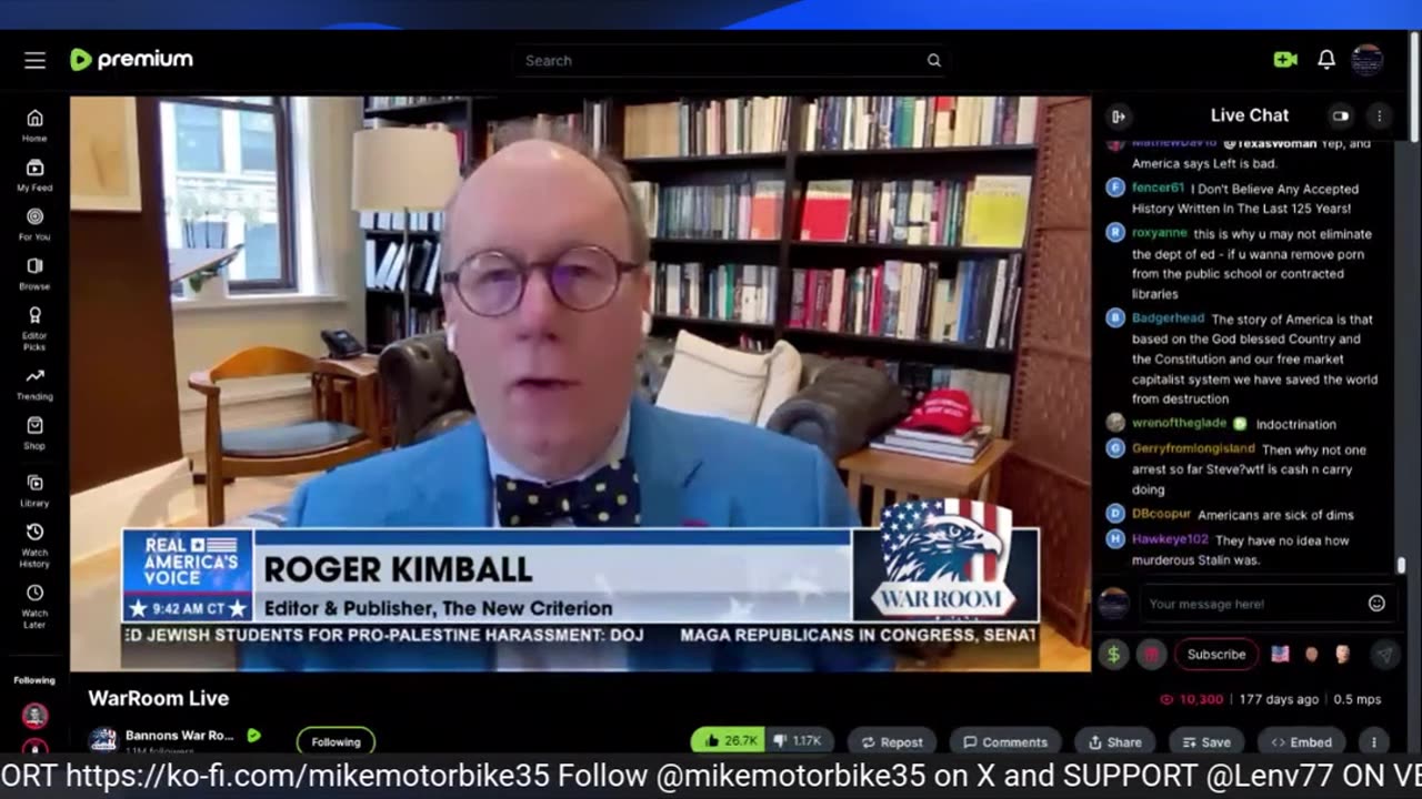 DR. Kimball on Steve Bannons Warroom