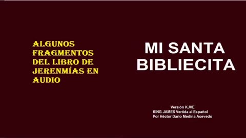 MI SANTA BIBLIECITA 24 Jeremías