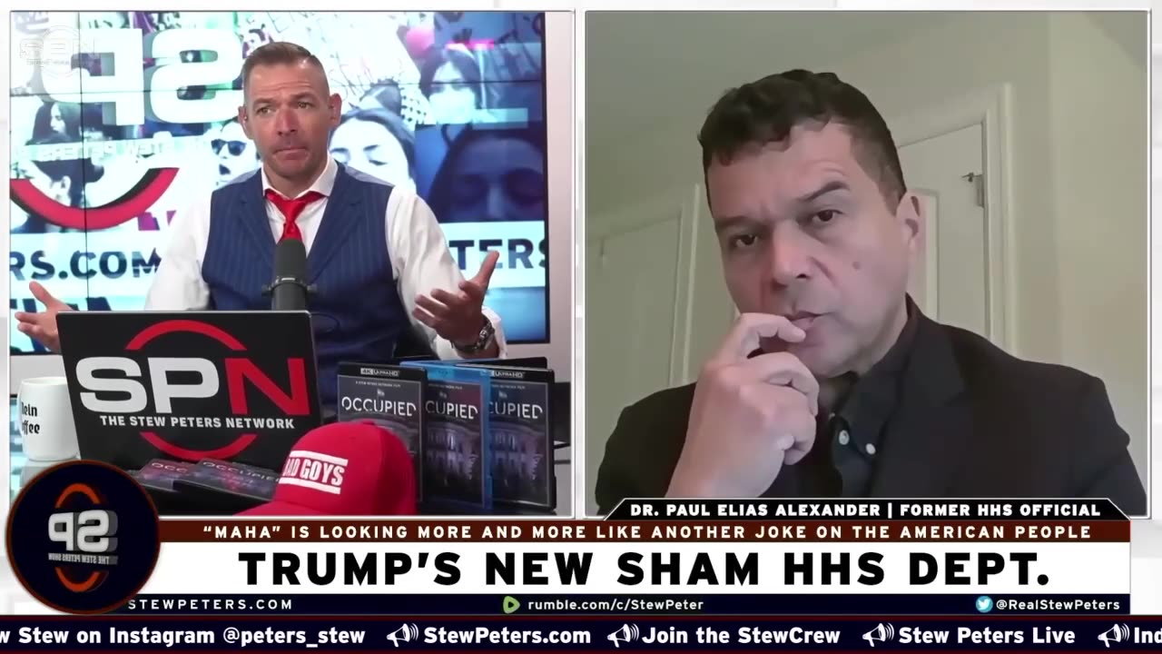 Dr Paul Alexander calls out Trump’s new SHAM HHS Dept!