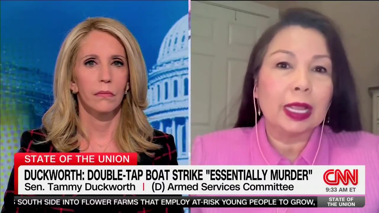 Democrat Tammy Duckworth is CALLED OUT by CNN for lying about the drug strikes: