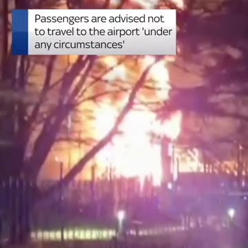 🚨BREAKING: Heathrow Airport says it will be closed all day due to significant