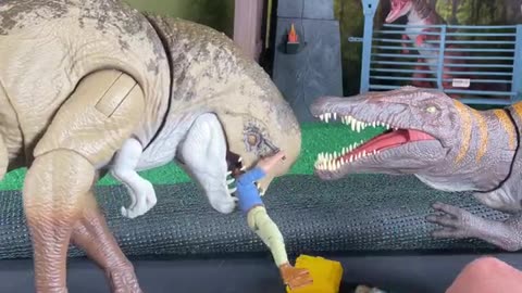 Jurassic World Rebirth Spinosaurus Danger Set Unboxed DREX 2025 Spinosaurus Mattel Dino Toys #shorts