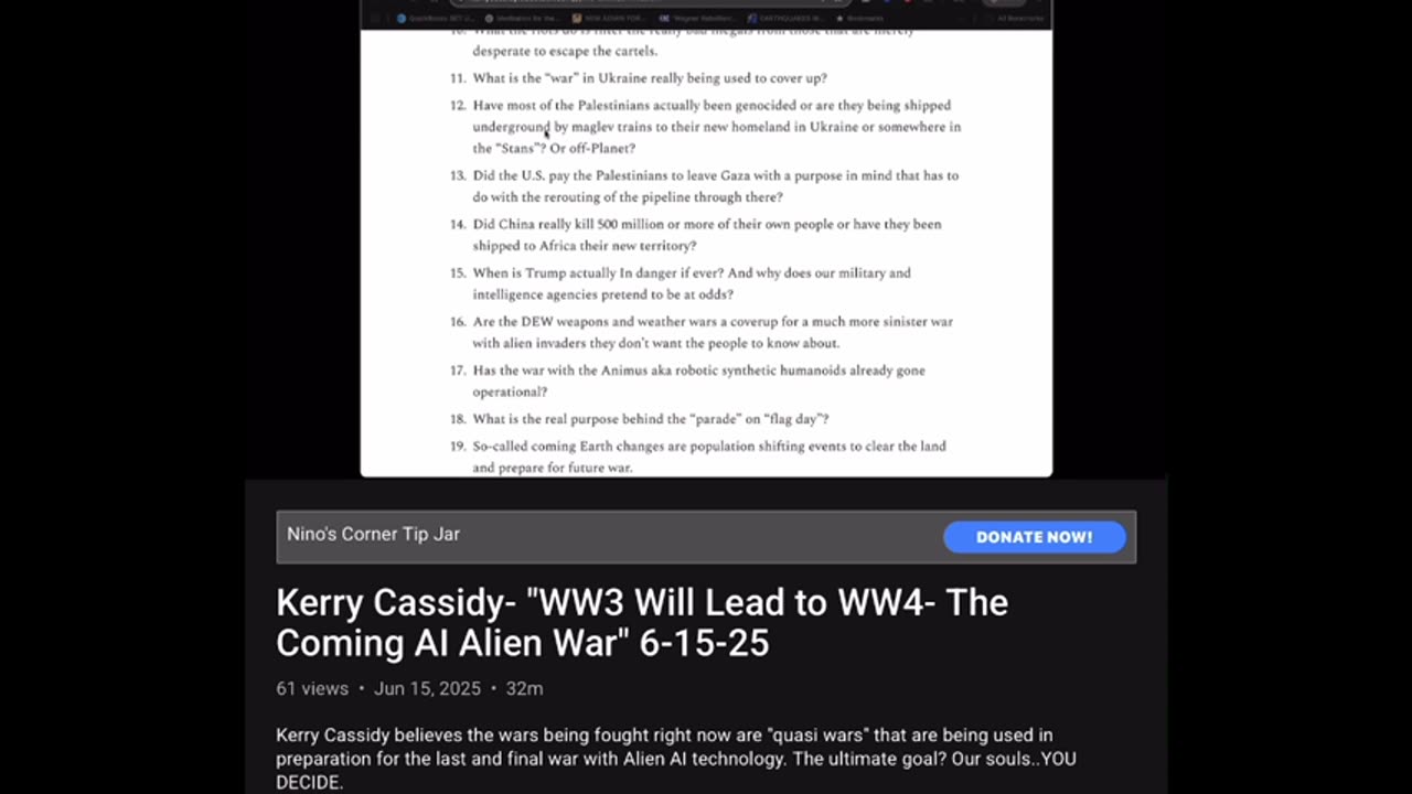 WTPN SITUATION UPDATE 6-15-25