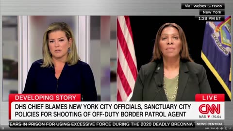 NY AG Letitia James is gone in her little Marxist head. White House posted this