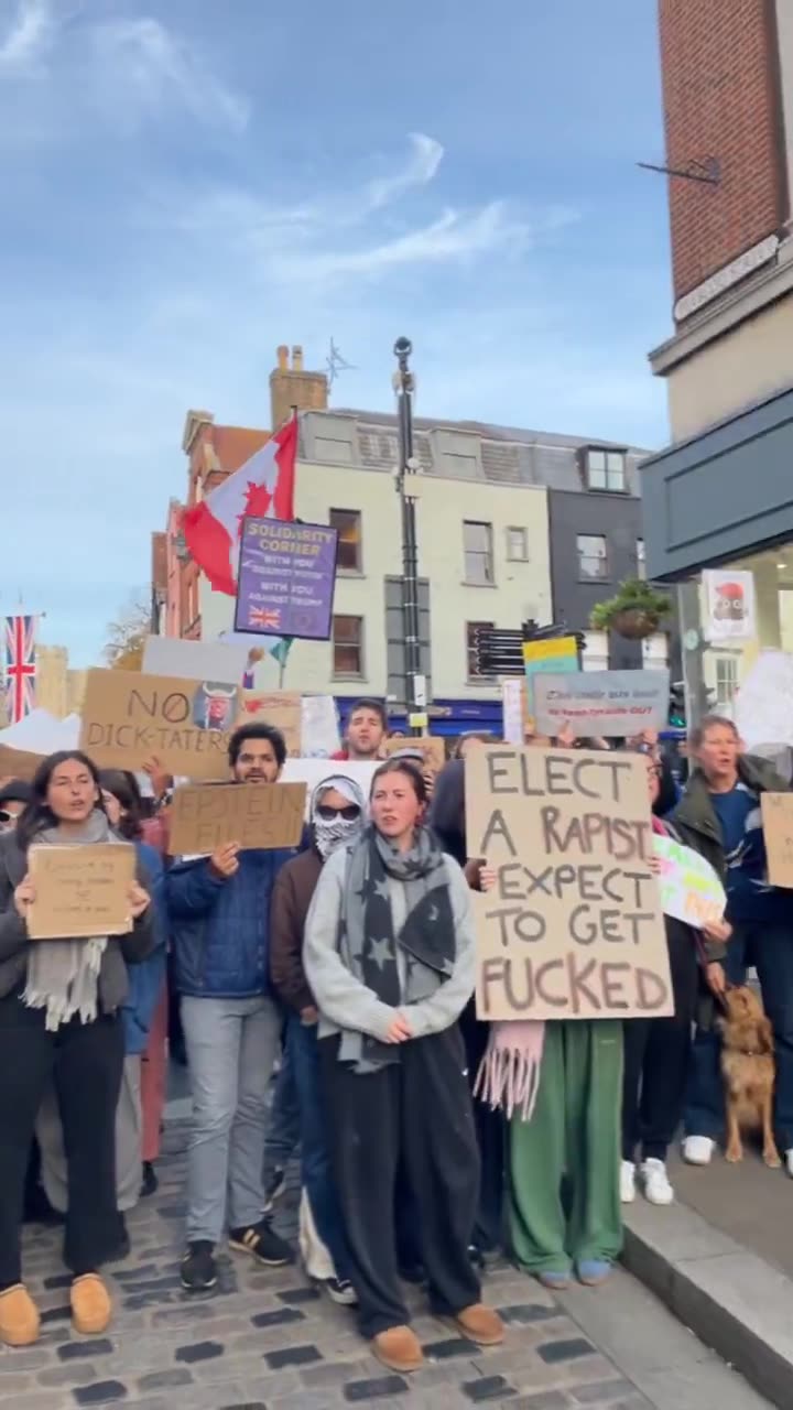 The Great Unwashed Protesting outside Windsor Castle