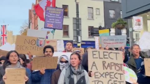 The Great Unwashed Protesting outside Windsor Castle