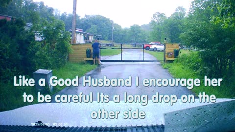 "As we approached our family homestead, ready to settle in for the evening
